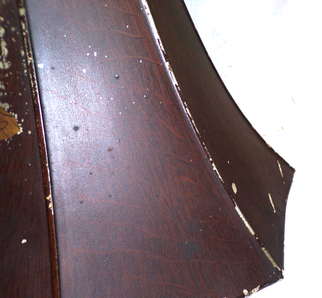 EDISON PHONOGRAPH CYGNET HORN GRAIN PAINTED BELL SECTION | eBay