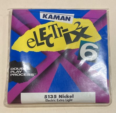 Kaman Electrix 2 6 Strings 5135 Nickel NOS