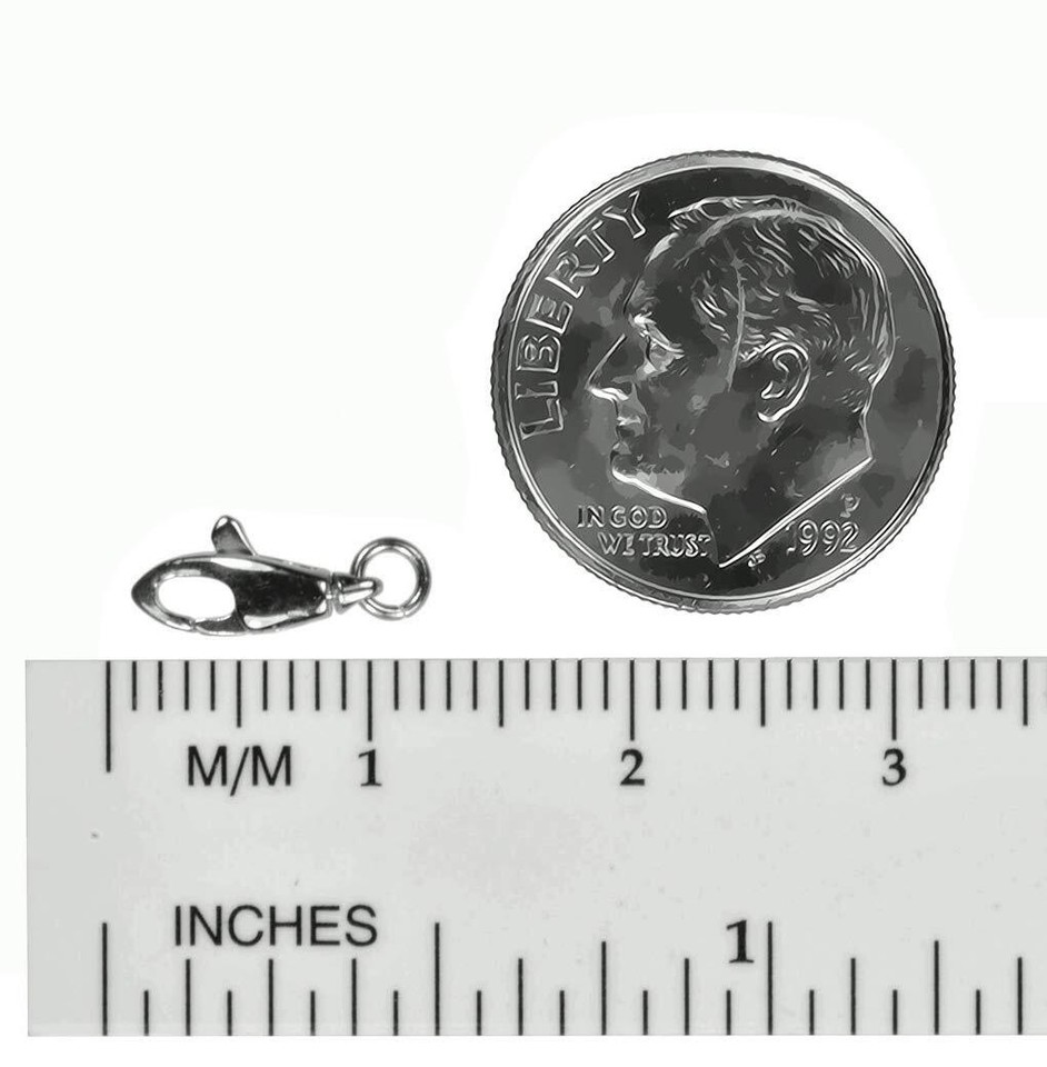 14K White Gold Swivel Lobster Clasp 10mm eBay