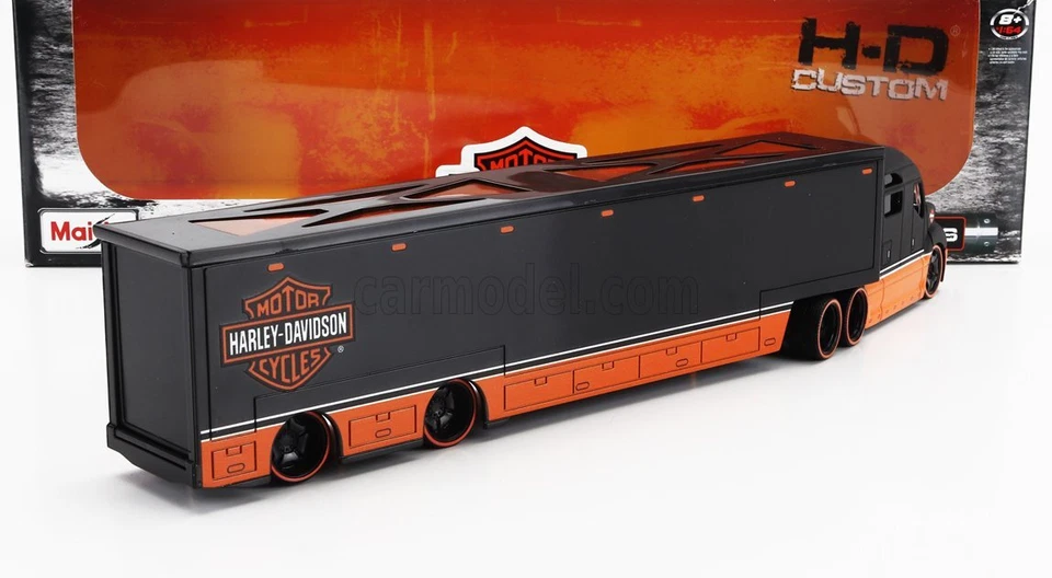 MODELLINO CAMION STATICO MAISTO TRUCK HAULERS HARLEY DAVIDSON BISARCA 2021 1/64 - Immagine 2 di 4
