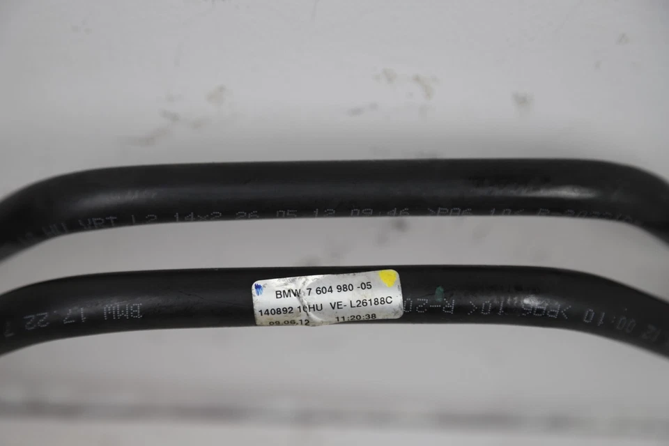 Linhas de resfriamento de óleo de transmissão 12-16 BMW F22 F30 228I 320I 328I 428I 7604980 FABRICANTE DE EQUIPAMENTO ORIGINAL - Imagem 4 de 4