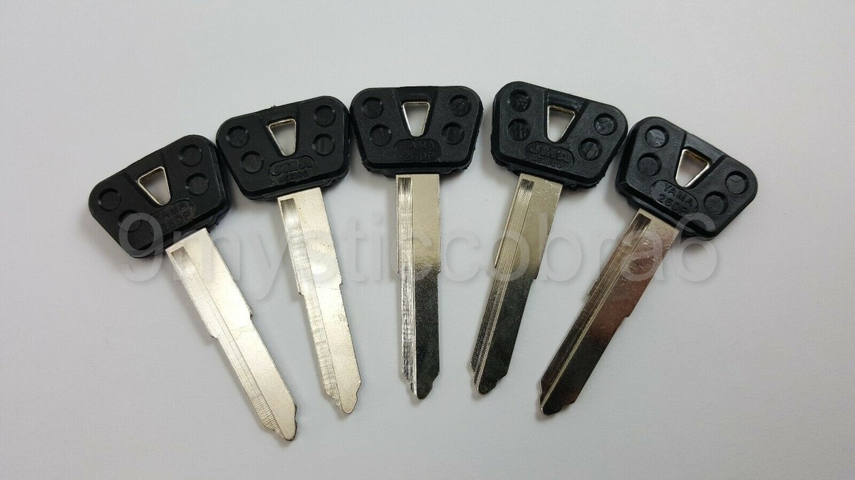5 x YAMAHA R1 SPARE KEYS - 1998-2014 YAMAHA R1 KEY BLANKS / COPY
