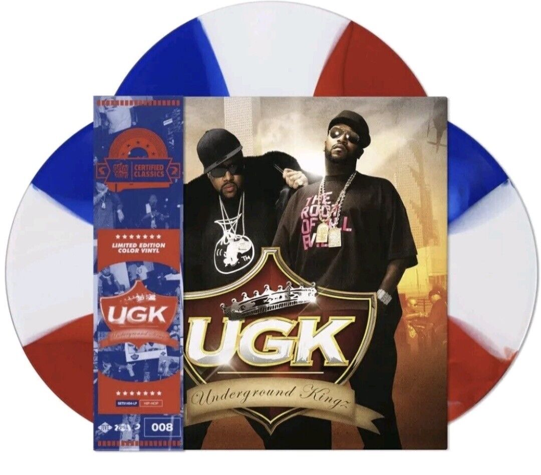 UGK - Underground Kingz - Red White Blue Colored Vinyl 3X LP x/500 In Hand