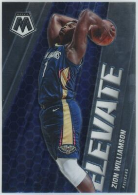 2020-21 Panini Mosaic Zion Williamson Elevate Insert New Orleans Pelicans #3