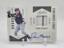 2020 Panini Absolute Jersey Signatures /140 Danny Mendick #AJS-DM Rookie Auto RC