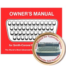 1970s Smith Corona Coronet Super 12 Typewriter User Instruction Owner's Manual thumbnail