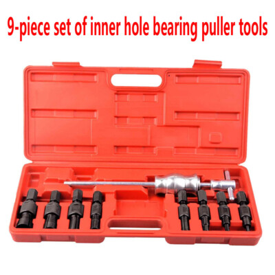 Blind Hole 9pc Slide Hammer Pilot Bearing Puller Internal - Foto 9
