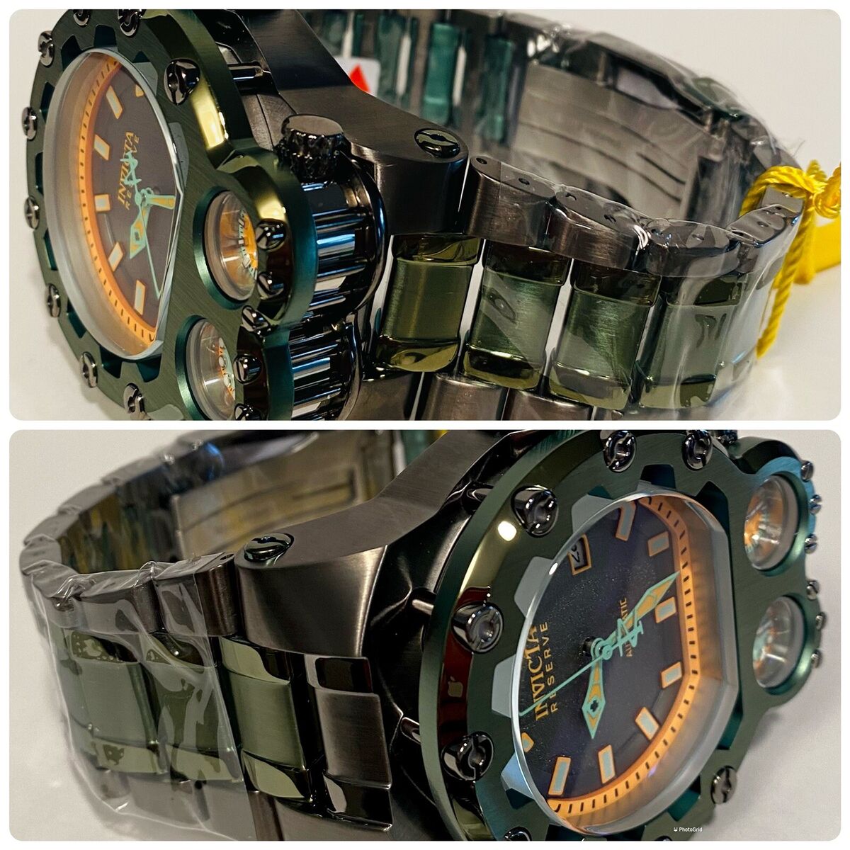 Invicta 52mm リザーブ ボルト マグナム トリア グリーン×ゴールド