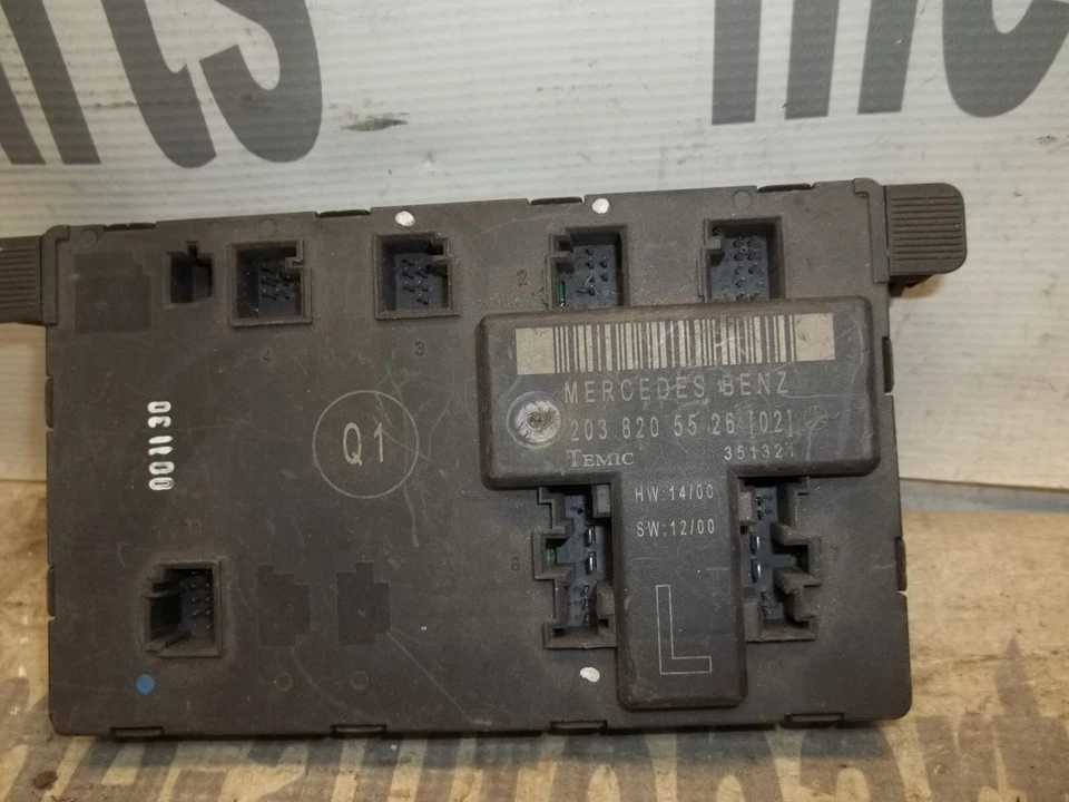 2002-2008 MERCEDES-BENZ C-CLASS OEM ЛЕВАЯ ПЕРЕДНЯЯ ДВЕРЬ МОДУЛЬ 203 820 55 26 - Изображение 2 из 4