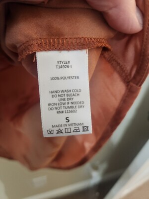 写真 Lush Wrap Blouse Orange High Low Size Small New Women's | eBay