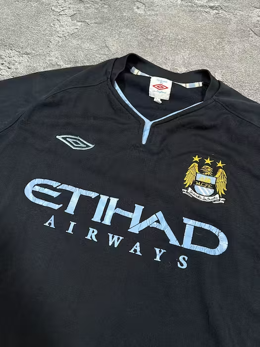 ウェア UMBRO - 94/96 umbro Manchester City jersey kit MANCHESTER CITY 1992 1994 AWAY SHIRT FOOTBALL SOCCER JERSEY