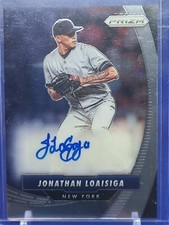 2019-20 Panini Prizm Auto Jonathan Loaisiga New York Yankees
