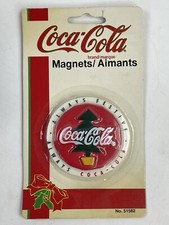 Coca-Cola Magnet Vtg 1997 Fridge Christmas Tree Festive Coke 51582 NEW