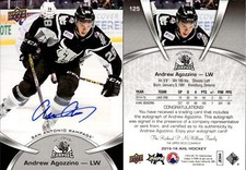 2015-16 Upper Deck AHL Autographs #125 Andrew Agozzino Auto - NM-MT