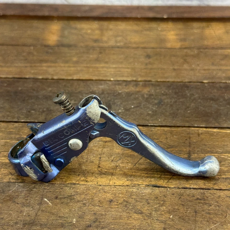 Palanca de freno trasera derecha Dia Compe Tech 3 BMX azul 83 1983 MX Old School Foto 4 de 4