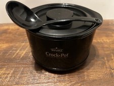 Rival Mini Crock Pot Stoneware Slow Cooker 1qt. with Spoon/Ladle