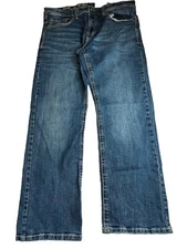 T K Axel Jeans Men’s Blue 36-32 Slim Boot Cut Strech Casual Daily Wear Comfort t