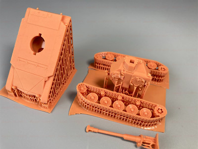 3d Printed 1/144 French ELC AMX Light Tank Unpainted Kit