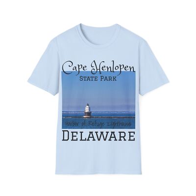 Cape Henlopen State Park - Harbor of Refuge Lighthouse - Delaware Unisex T-Shirt