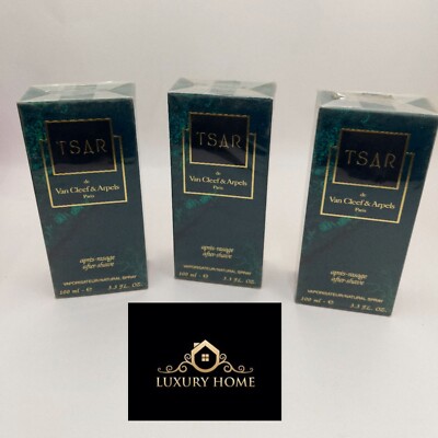 VINTAGE Van Cleef Tsar After Shave 100 ML SPRAY SEALED | eBay