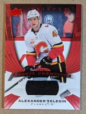 2020-21 UPPER DECK TRILOGY RED #51 ALEXANDER YELESIN JERSEY #'D 334/499
