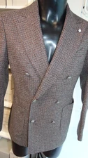 L.B.M. LUIGI BIANCHI TAILORING WOOL JACKET SIZE 46 680.00 POSTER. LBM-02N