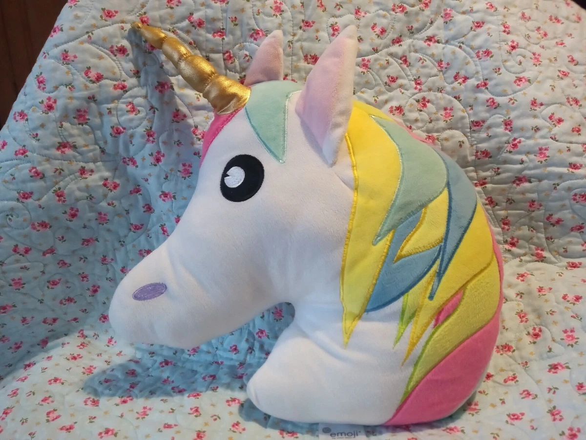 Emoji top unicorn cushion