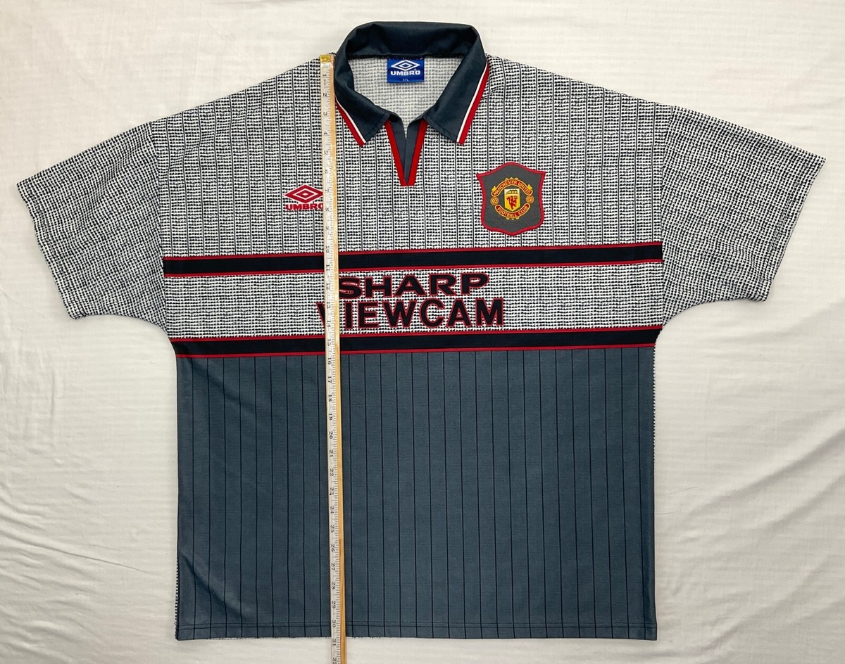 Manchester　United UMBRO　アウェイ　ゲームシャツ　Mサイズ Umbro Manchester United 1995-1997 VINTAGE Away Football Shirt