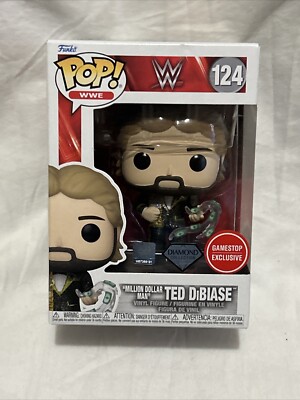 Funko Pop WWE Million Dollar Man Ted DiBiase (124)  GameStop Diamond Exclusive 
