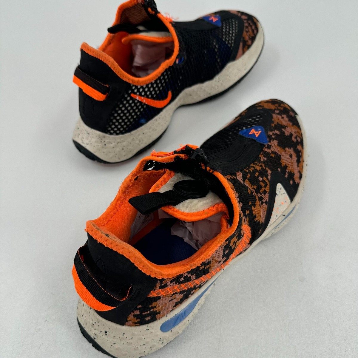 Nike Paul George IV PG4 Digi Camo MENS Multicolor Basketball Shoes 