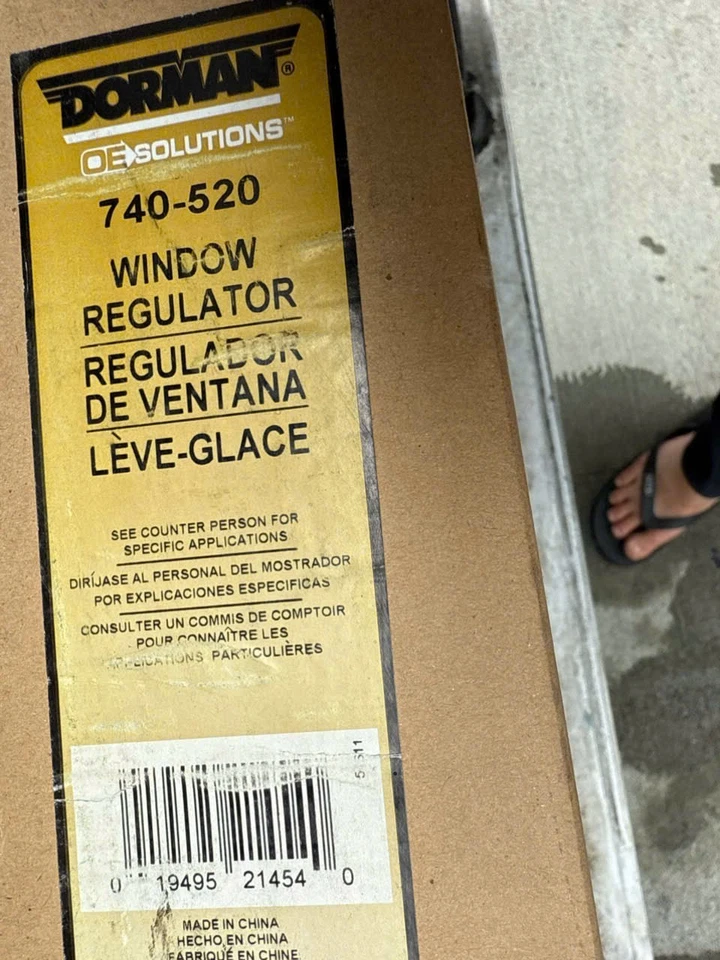 Regulador de ventana Dorman 740-520 para 00-05 Cadillac DeVille Foto 2 de 2