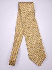 Beaufort Mens Formal Necktie 57"Lx3.75"W Gold Neck Tie