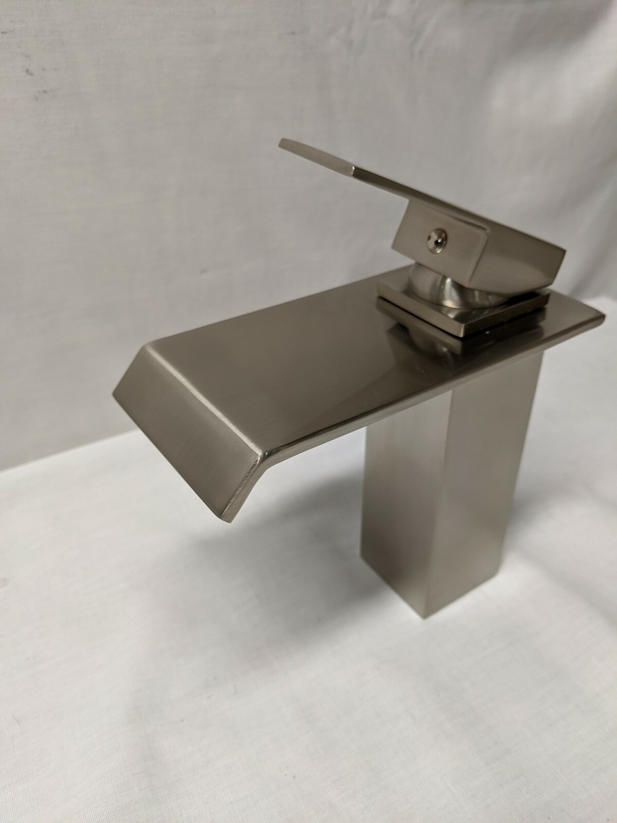 Yodel Bathroom Faucet Waterfall Brushed Nickel New eBay