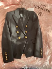 New Balmain Black Blazer 36/uk8
