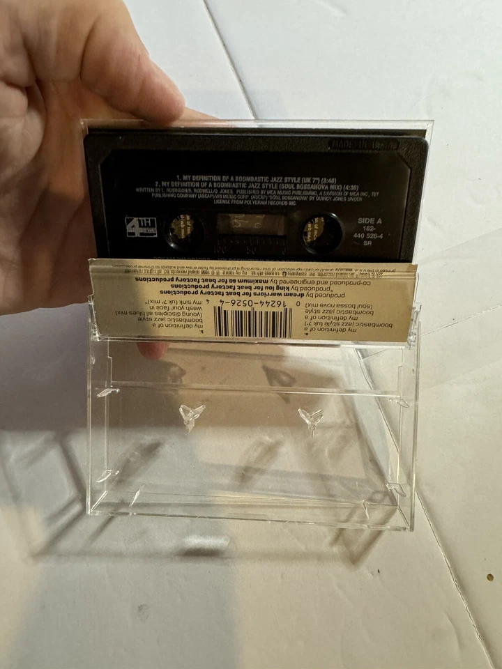 Dream Warriors - My Definition of a Boombastic Jazz Style -Cassette Single EBay4 - Image 3 of 3