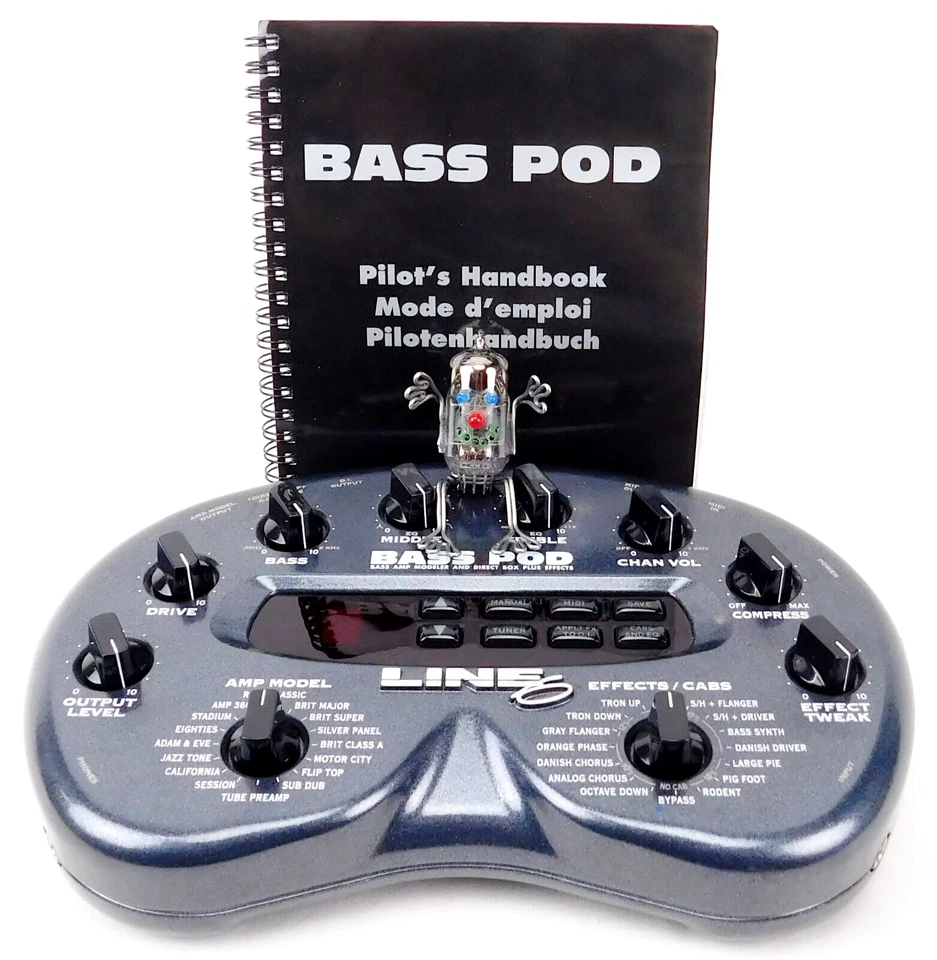 Line 6 Bass Pod Amp Preamp Effects Modeler + Neuwertig + Bag + 1,5 J Garantie - Image 3 of 4