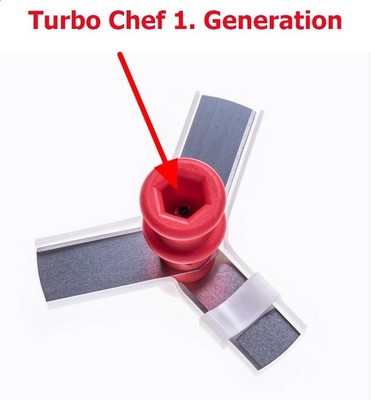 Tupperware Turbo Chef D158 Messer/Schneideinsatz Ersatzteil Ersatzmesser Klinge