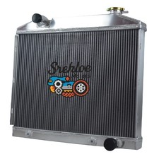 Direct Replacement 3row Full Aluminum Radiator For 1957 Chevy Bel Air 6cyl Motor