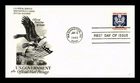 US COVER GOVERNMENT OFFICIAL MAIL $1 FIRST DAY ISSUE ARTCRAFT CACHET