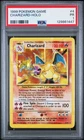 1999 POKEMON BASE SET UNLIMITED #4 CHARIZARD-HOLO PSA 1