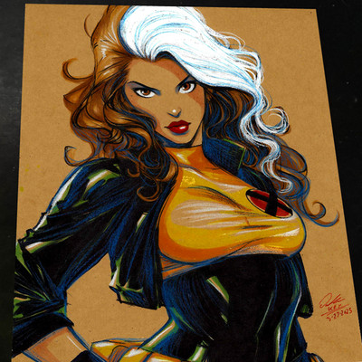 Rogue X-Men Art Print Signed 8.5x11 | Art by Keyeske