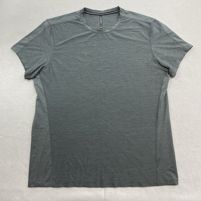 Ten Thousand Tee Mens XL Gray The Versatile Shirt Short Sleeve Active Gym