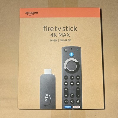 Amazon Fire TV Stick 4K Max 2nd Gen 16GB Wi-Fi 6E Alexa Voice Remote Dolby Atmos