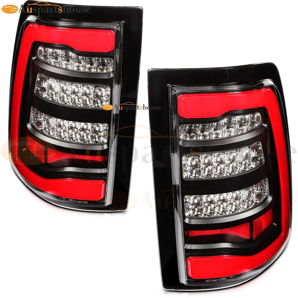 Conjunto de 1 par de luces traseras LED lámpara de freno para Dodge Ram 1500 2500 3500 2009-2018 Foto 2 de 4