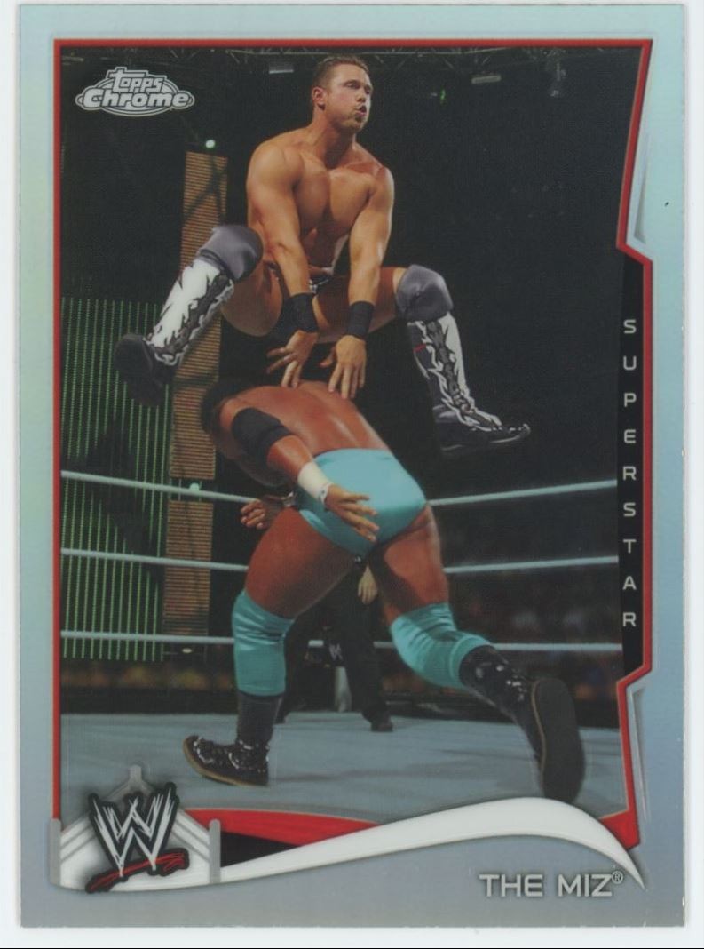 2014 Topps Chrome WWE Refractor The Miz #33 C14