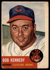 1953 Topps #33 Bob Kennedy VG Indians DP                  ID:65177