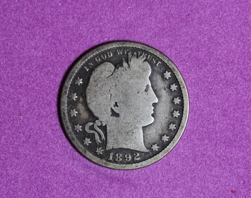 1892-S Barber Quarter #P33591