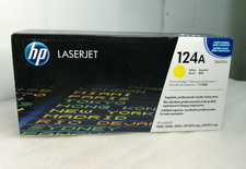 HP Genuine LaserJet 124A Yellow Print Cartridge Q6002A