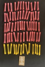 Vtg Plastic Swing Arm Permanent Rollers Hair Curlers Perm Rods Lot Of 69