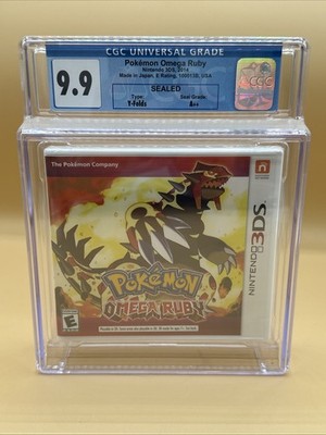 Pokemon Omega Ruby - Nintendo 3DS - Sealed - New - CGC Graded 9.9 A++